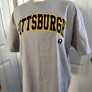 Nike Gray Pittsburgh Tee with Bold Graphic
